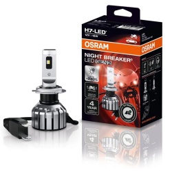 Bec LED H7 Moto OSRAM Night Breaker +230% 6000K – Street Legal cu Omologare RAR