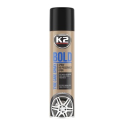 K2 Bold 600ml Spray Luciu Anvelope si Intretinere Cauciuc Wet Look Protectie UV