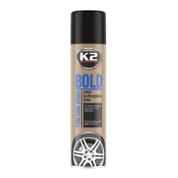 K2 Bold 600ml Spray Luciu Anvelope si Intretinere Cauciuc Wet Look Protectie UV