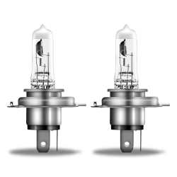 Set 2 Becuri H4 OSRAM Night Breaker Silver +100% 12V 60/55W – Lumina Alba Puternica - Img 2