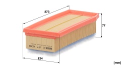 Filtru aer MANN FILTER C 27 030 - Img 2