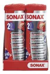 Lavete microfibra pentru curatare exterioara 2 bucati 40x40 cm Sonax
