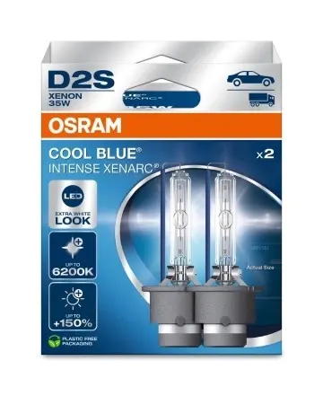 Set 2 Becuri Xenon D2S OSRAM Xenarc Cool Blue Intense 66240CBN 6200K