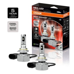 Set 2 LED-uri HB4 OSRAM Night Breaker LED Smart 6000K – Street Legal cu Omologare RAR