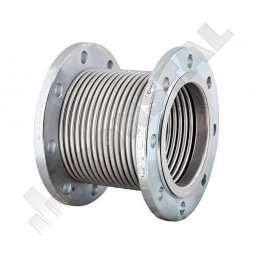 COMPENSATOR AXIAL DE DILATARE CU FLANSE FIXE OTEL PN 16 DN100 S