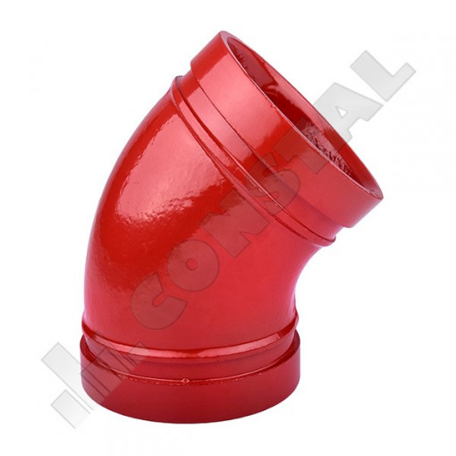 COT CANELAT PENTRU PRINDERE RAPIDA 45° DN80 / 88.9