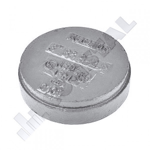 CAPAC ZINCAT CANELAT PENTRU MONTAJ RAPID DN65 / 76.1