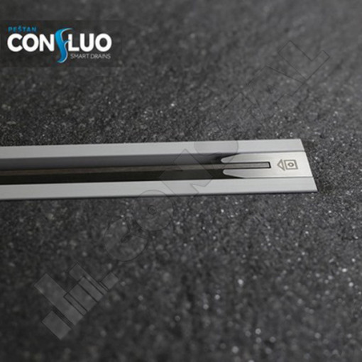 RIGOLA DUS INOX CONFLUO SLIM 850