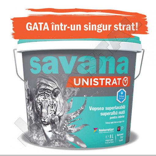 VOPSEA SUPERLAVABILA SAVANA UNISTRAT MATA SUPERALBA 8L