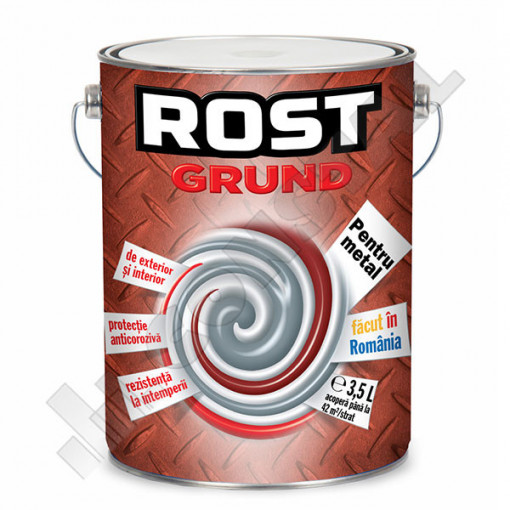 GRUND PENTRU METAL GRI ROST 3.5 L