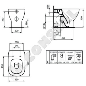 VAS WC IDEAL STANDARD TESI T008301 - Img 4