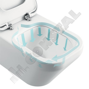 VAS WC SUSPENDAT IDEAL STANDARD TONIC II AQUABLADE K316701 - Img 2