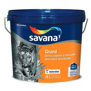 AMORSA PRIMER SAVANA TENCUIALA / VOPSEA DECORATIVA (BAZA ALBA) 2.7 L