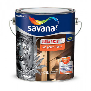 LAC SAVANA ULTRA REZIST INCOLOR PENTRU LEMN 2.5 L