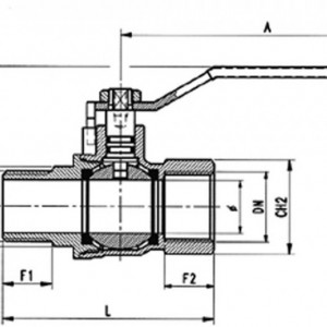 ROBINET SFERA GAZE 3/4 TOLI FI-FE AIRAGA 333 - Img 2