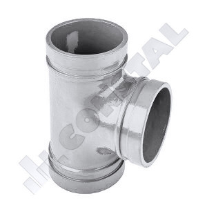 TEU CANELAT ZINCAT PENTRU MONTAJ RAPID DN65 / 76.1 - Img 3