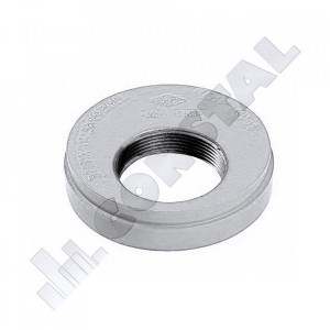 CAPAC ZINCAT CANELAT CU GAURA EXCENTRICA DN100 / 114.3 x 2 TOLI