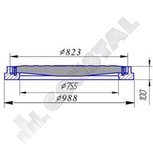 CAPAC CANALIZARE COMPOZIT GRAND 988 mm B125 - Img 2