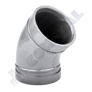 COT CANELAT ZINCAT PENTRU MONTAJ RAPID 45° DN40 / 48.3 - Img 2