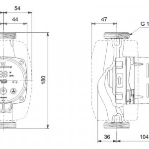 Pompa Circulatie Alpha3 25/60 - 180 GRUNDFOS - Img 3
