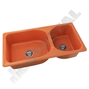 CHIUVETA COMPOZIT FAT CU DOUA CUVE 95Х49Х21 - Img 1
