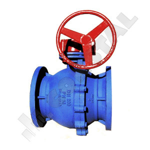 ROBINET APA CU SFERA CORP FONTA CU REDUCTOR PN 16 DN 300