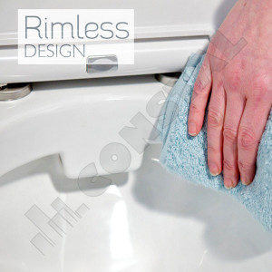 VAS WC RAK CERAMICS RESORT RIMLESS REWC00003 - Img 2