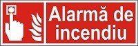 Indicator "Alarma de incendiu" - model 2  A5