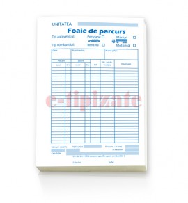 Foaie de Parcurs Persoane / Marfuri A5