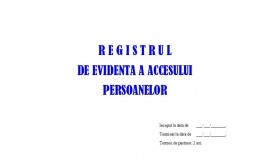 Registru Acces Persoane - 25 file