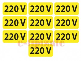 Etichete prize 220V - set 10 buc autoadezive - Img 2
