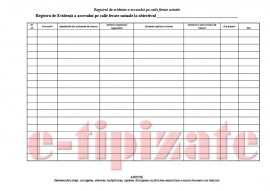 Registru Acces C.F.U. - 100 file - Img 2