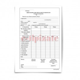 Ordin de deplasare (delegatie) in strainatate A5