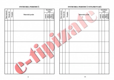 0,96 Lei/ buc - PACHET 500 Fise SSM ( Fise de instruire individuala privind securitatea si sanatatea in munca ) + CADOU 1 PIX SCHNEIDER K15 - Img 7