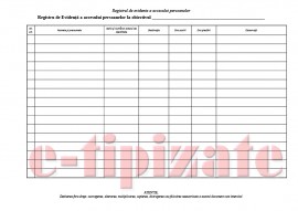 Registru Acces Persoane - 50 file - Img 2