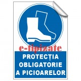 Protecția obligatorie a picioarelor