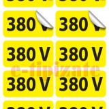 Etichete prize 380V - pe suport A4