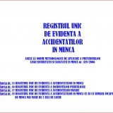 Registrul unic de evidenta a accidentatilor in munca - COMPLET