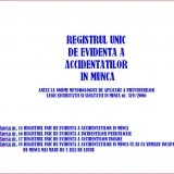 Registrul unic de evidenta a accidentatilor in munca - COMPLET