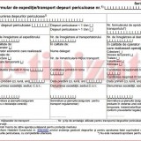 Formular de expeditie transport deseuri periculoase A5