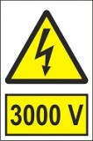 Indicator "3000 V" A4