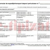 Formular de expeditie transport deseuri periculoase A4