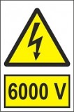 Indicator "6000 V" A4