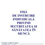 0,8 Lei/ buc - PACHET 1000 Fise SSM ( Fise de instruire individuala privind securitatea si sanatatea in munca ) +CADOU 1 PIX SCHNEIDER K15