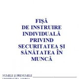 0,8 Lei/ buc - PACHET 1000 Fise SSM ( Fise de instruire individuala privind securitatea si sanatatea in munca ) +CADOU 1 PIX SCHNEIDER K15