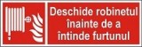 Indicator "Deschide robinetul inainte de a intinde furtunul" A5