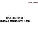 Registrul unic de evidenta a accidentelor usoare