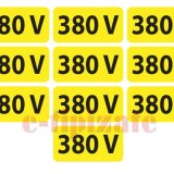 Etichete prize 380V - set 10 buc autoadezive - Img 3