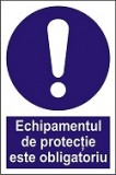 Indicator "Echipamentul de protectie este obligatoriu" A4