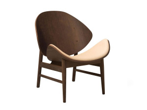 The Orange Lounge Chair - Seat Upholstered - Leather [DEMO]
